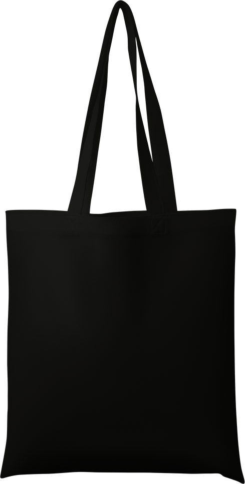 Black Bag Mockup with Handle 3D Rendering